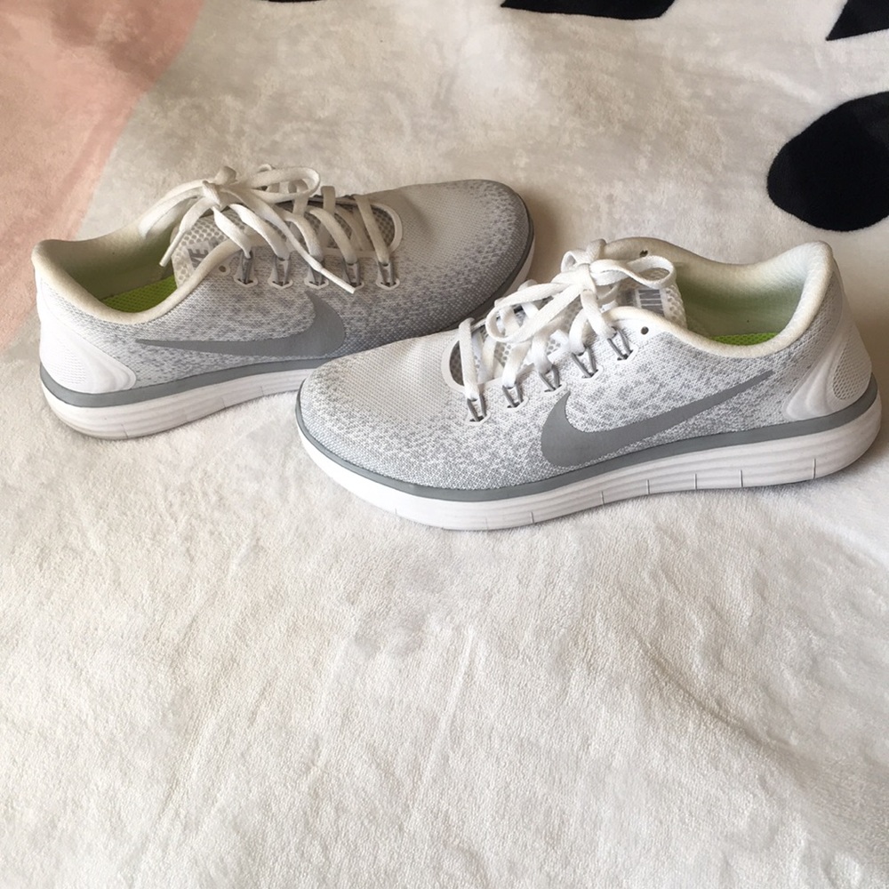 Brand new white nikes